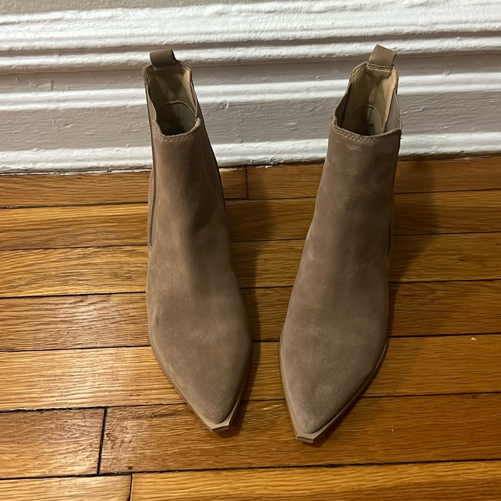 Suede Nine West Booties